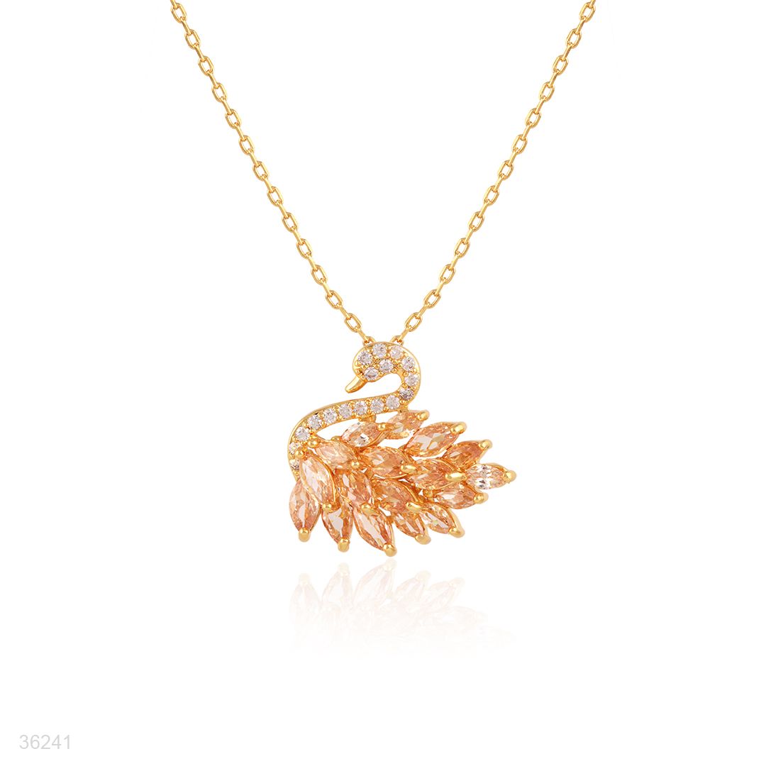 Viral Swan Necklace & Tulip Bracelet Combo