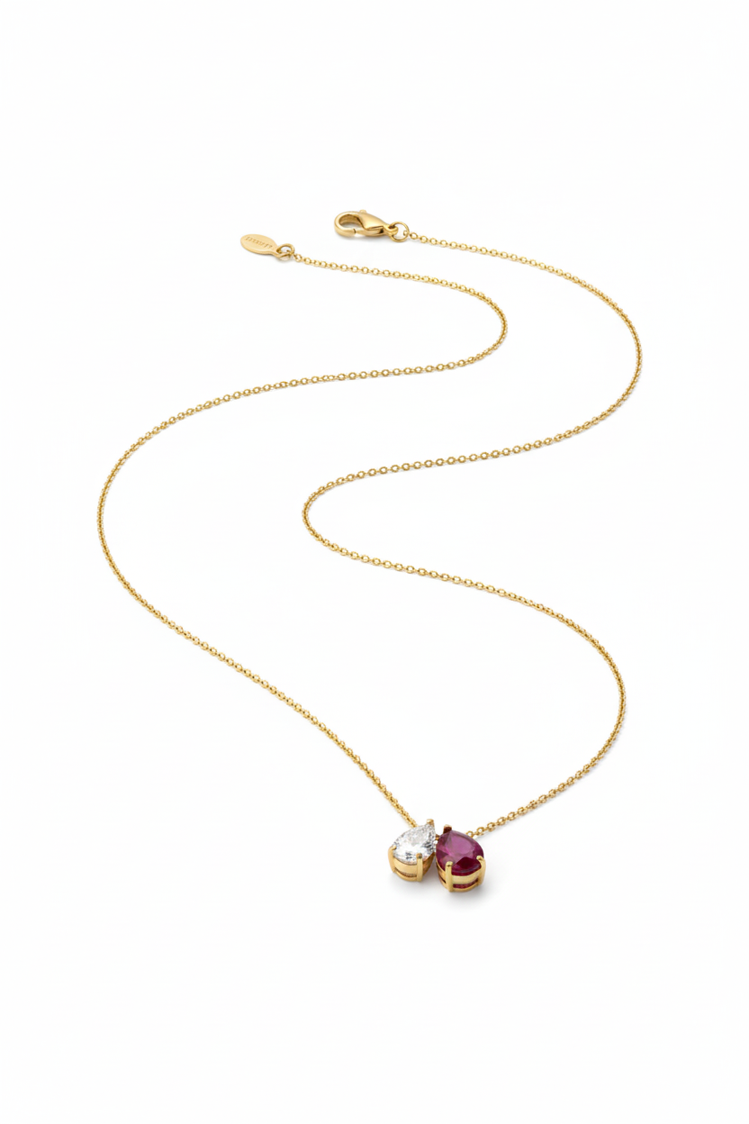 Dual Essence Pendant (Birthstone)