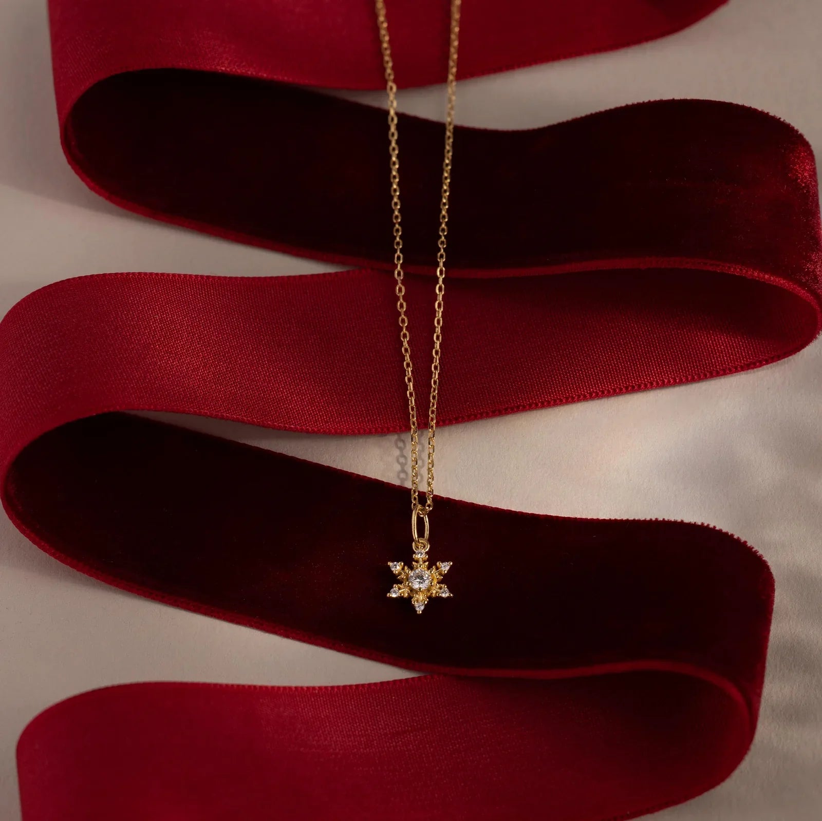 Diamond Snowflake necklace