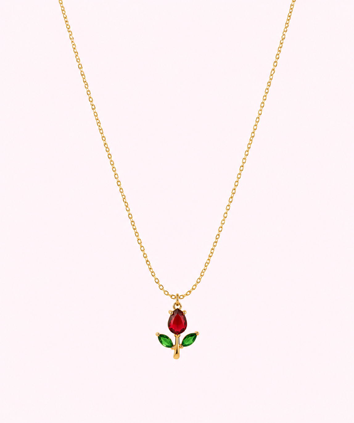 Minimal Tulip Necklace