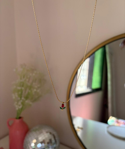 Minimal Tulip Necklace