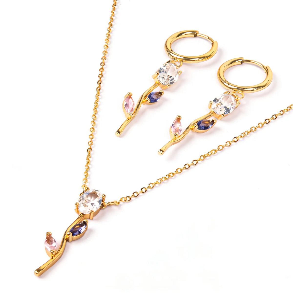 Trendy Tulip Necklace set