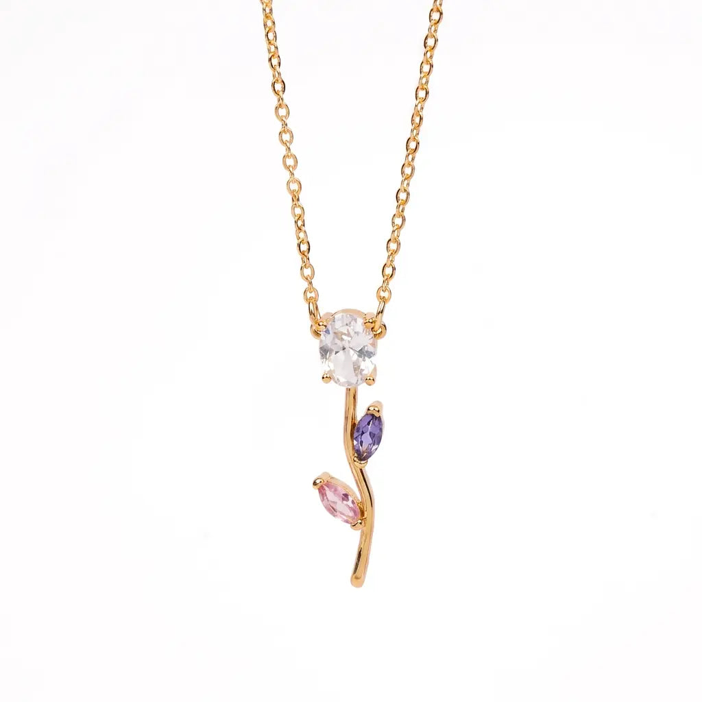 Trendy Tulip Necklace set