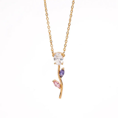 Trendy Tulip Necklace set