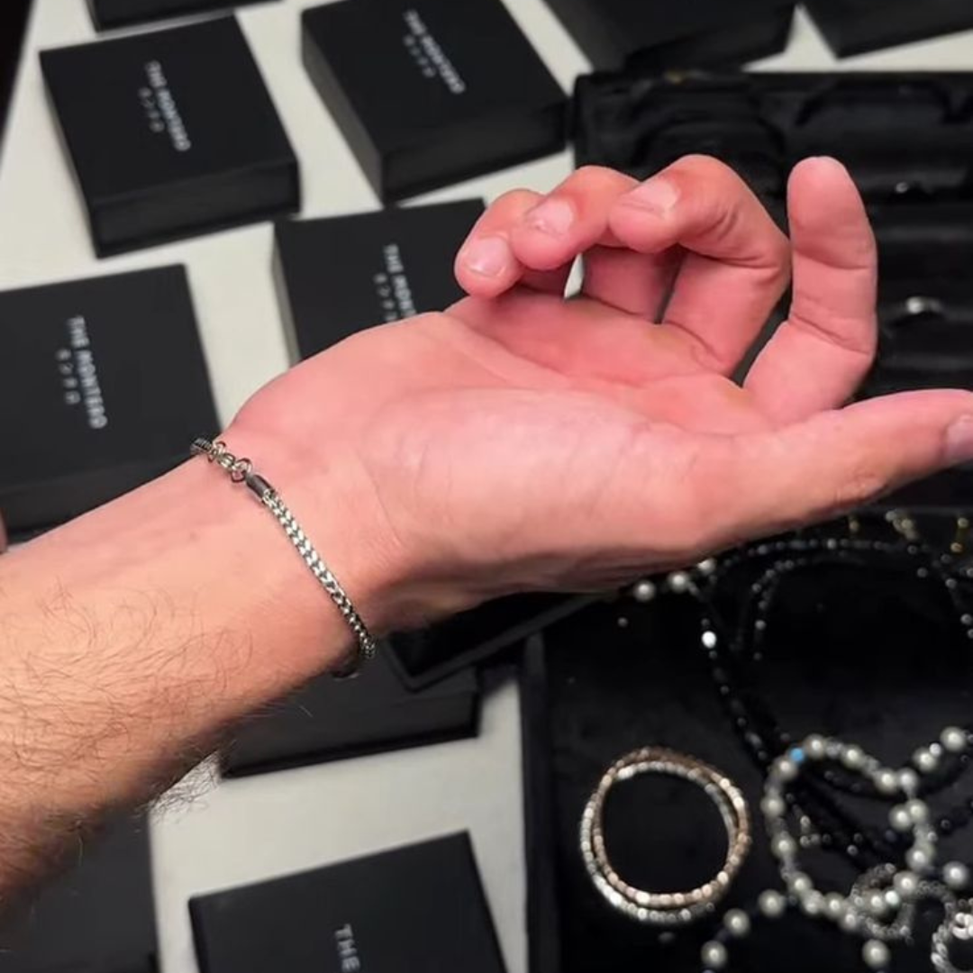 Classic Silver Stainless Steel Men’s Bracelet