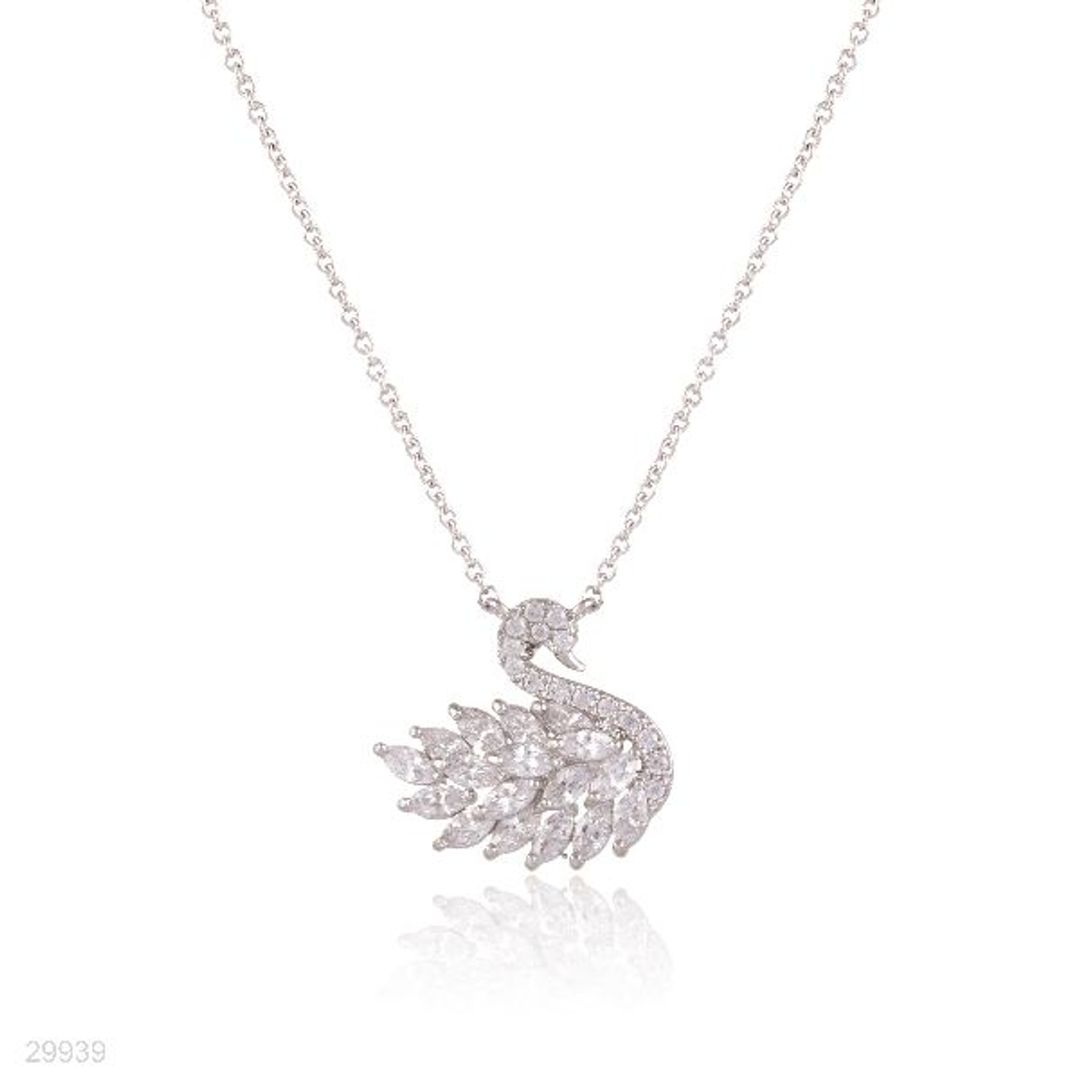 Viral Swan Necklace & Tulip Bracelet Combo
