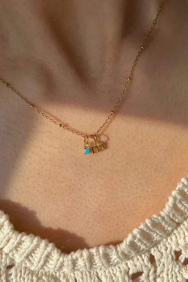Initia Birthstone Necklace