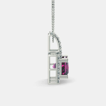 SQUARE SERENA NECKLACE - 925 SILVER