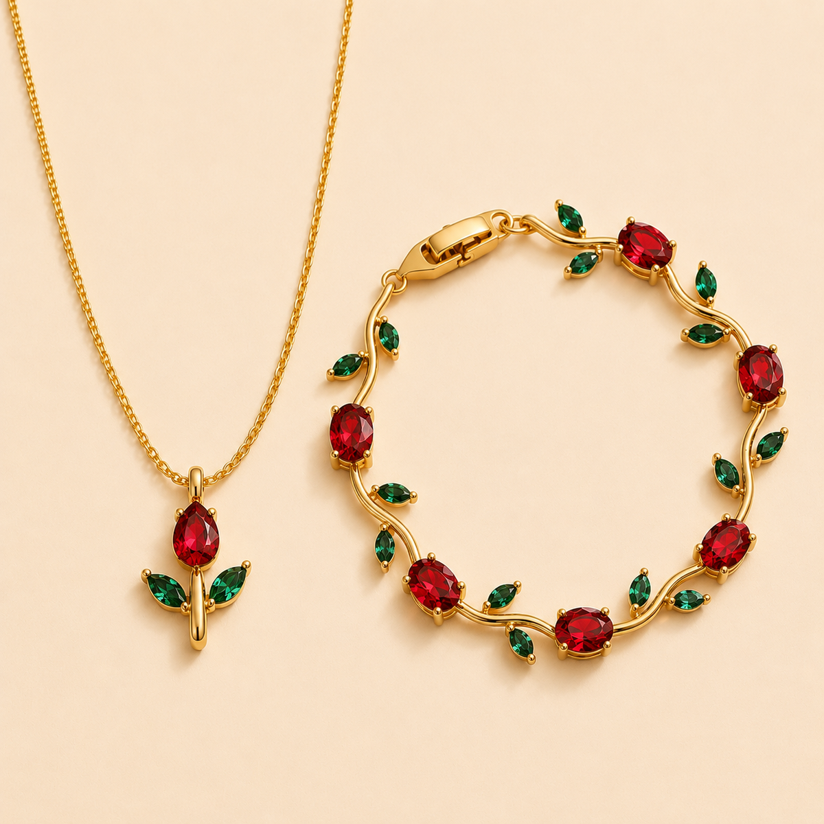 Minimal Tulip Necklace
