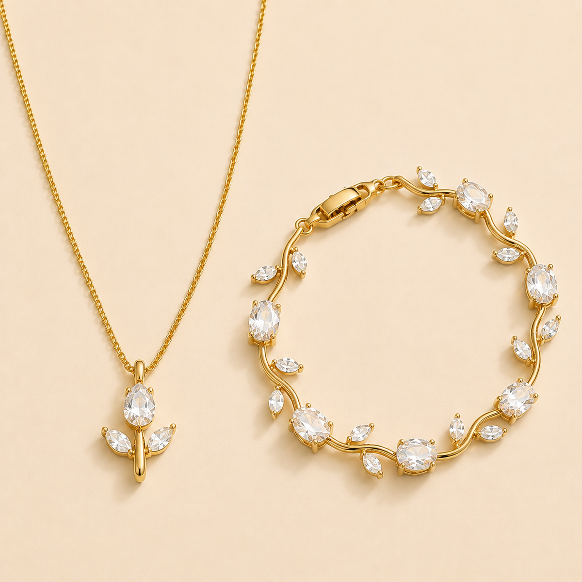 Minimal Tulip Necklace