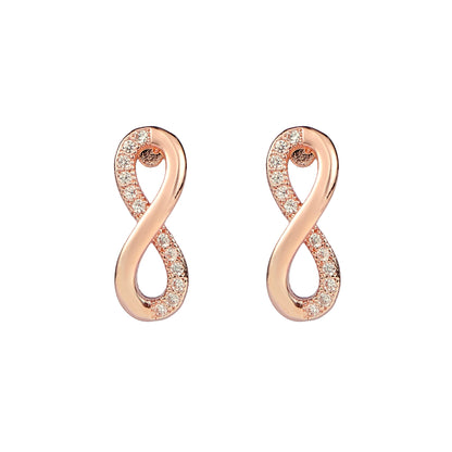 Endless Elegance White Infinity Jewellery Set