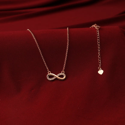 Endless Elegance White Infinity Jewellery Set