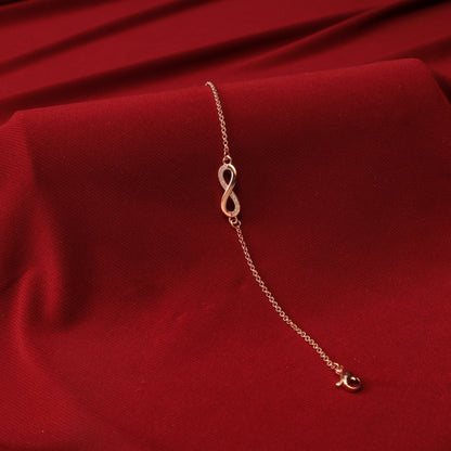 Endless Elegance White Infinity Jewellery Set