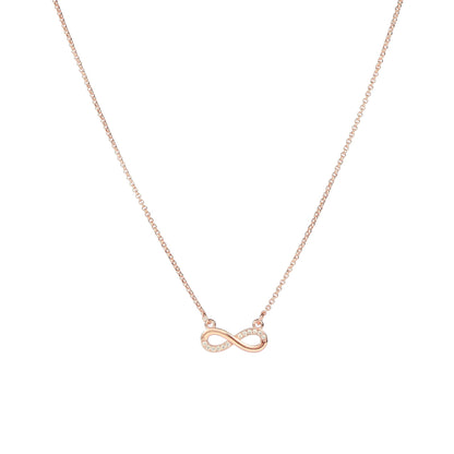 Endless Elegance White Infinity Jewellery Set