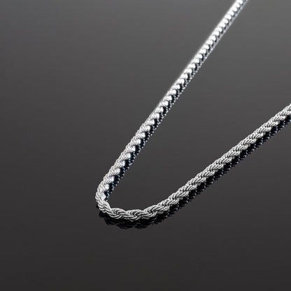 SILVER ROPE CHAIN