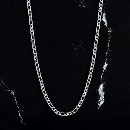 SILVER FIGARO CHAIN