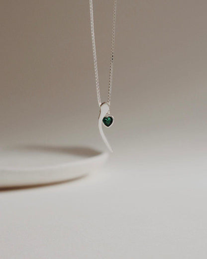 Initial Arabic With Birthstone