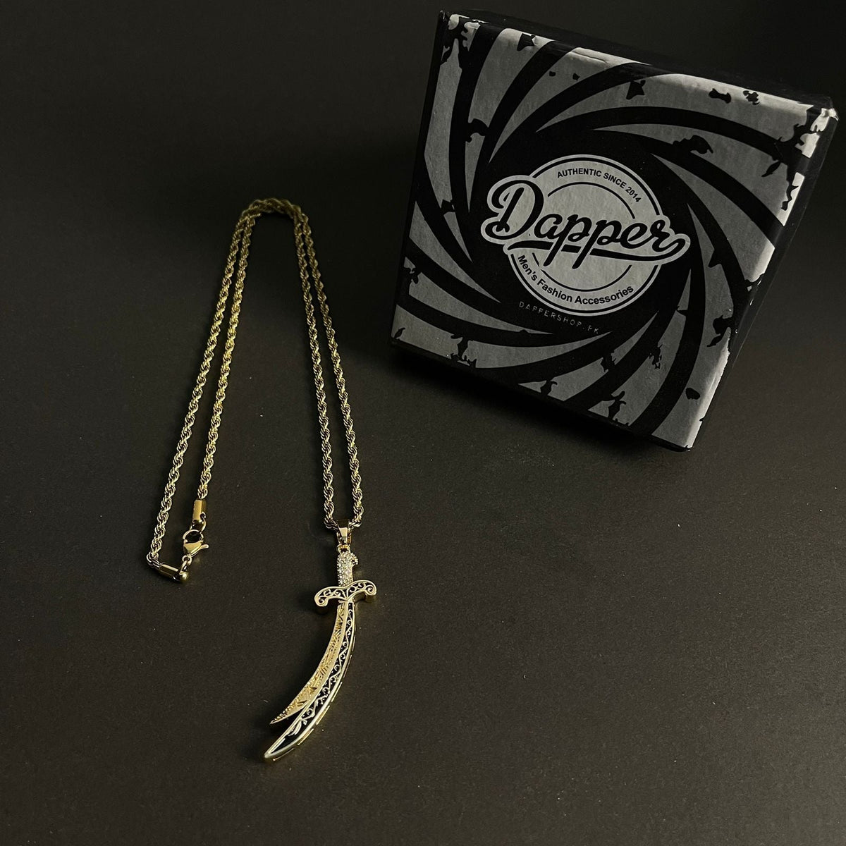 Premium Zulfiqar Sword Hazrat Ali Maula Sword Necklace