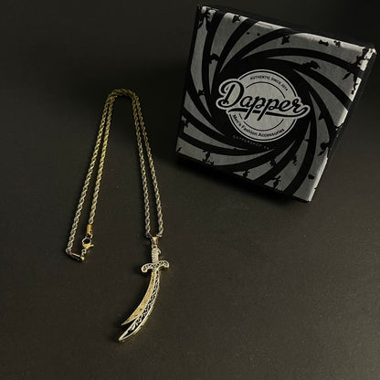 Premium Zulfiqar Sword Hazrat Ali Maula Sword Necklace