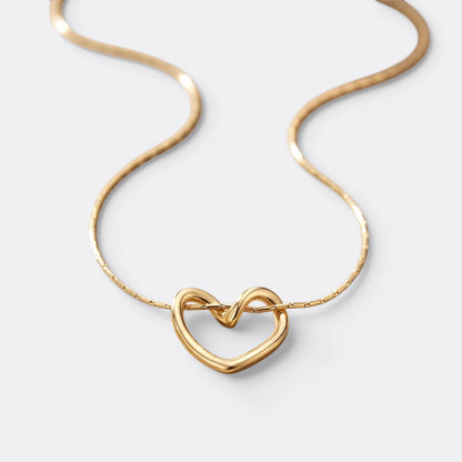 Open Heart Necklace