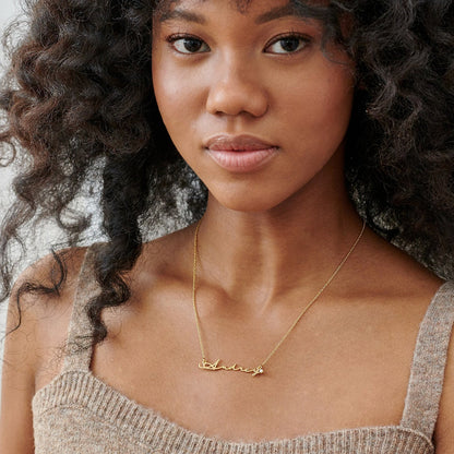 Diamond - Signature Name Necklace