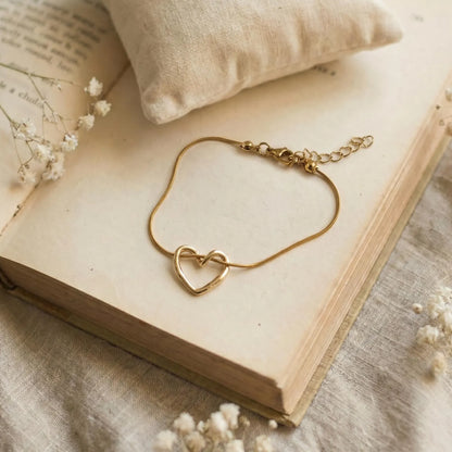 Open Heart Bracelet
