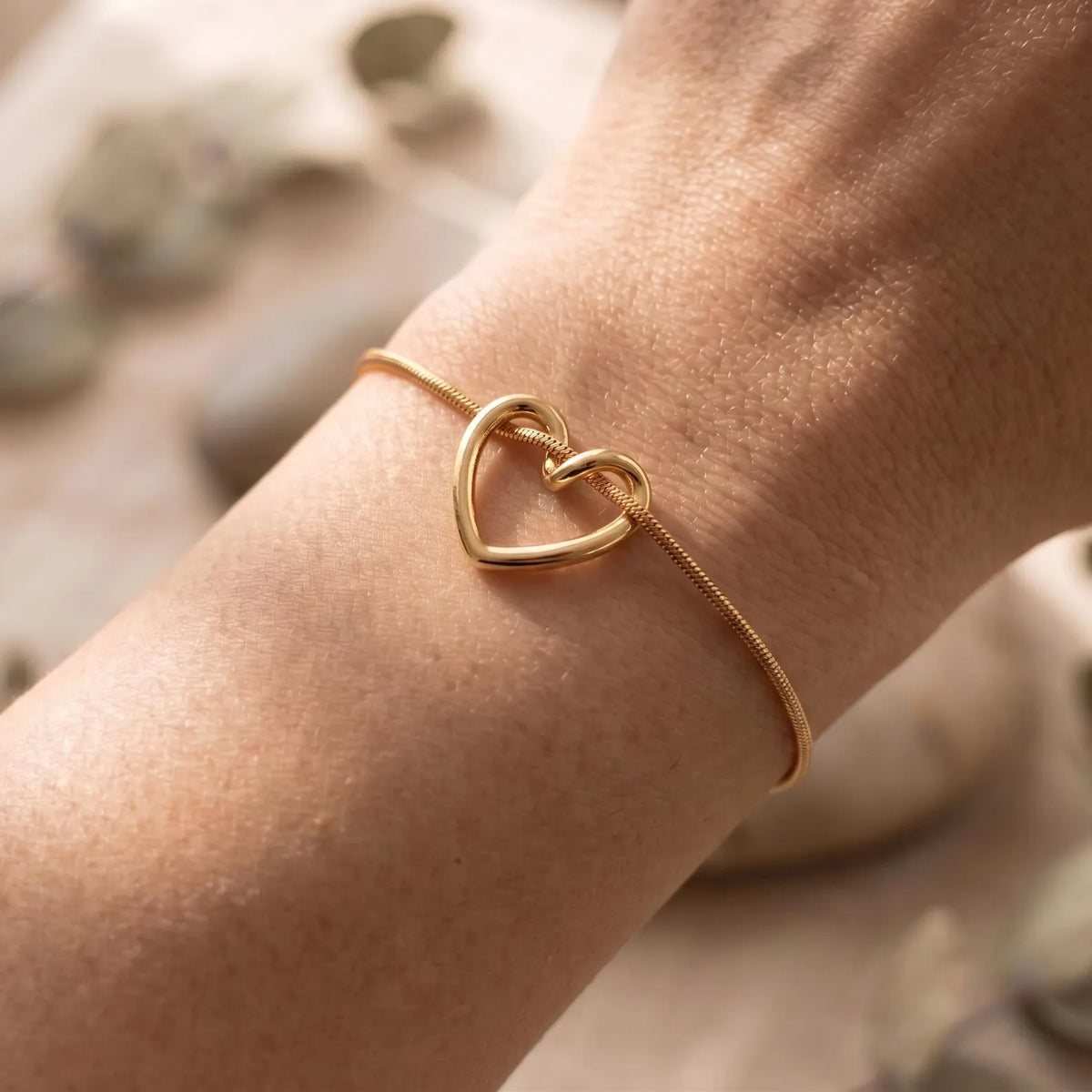 Open Heart Bracelet