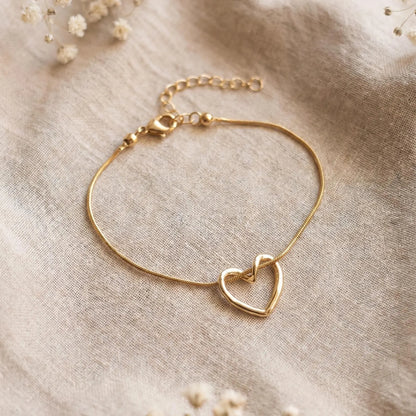Open Heart Bracelet