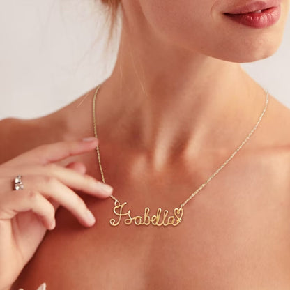 Wire Name Necklace