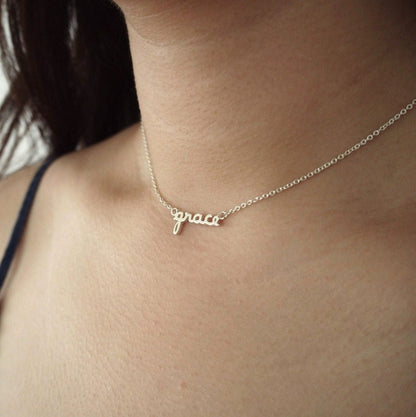 Tiny Name Necklace