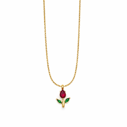 Minimal Tulip Necklace