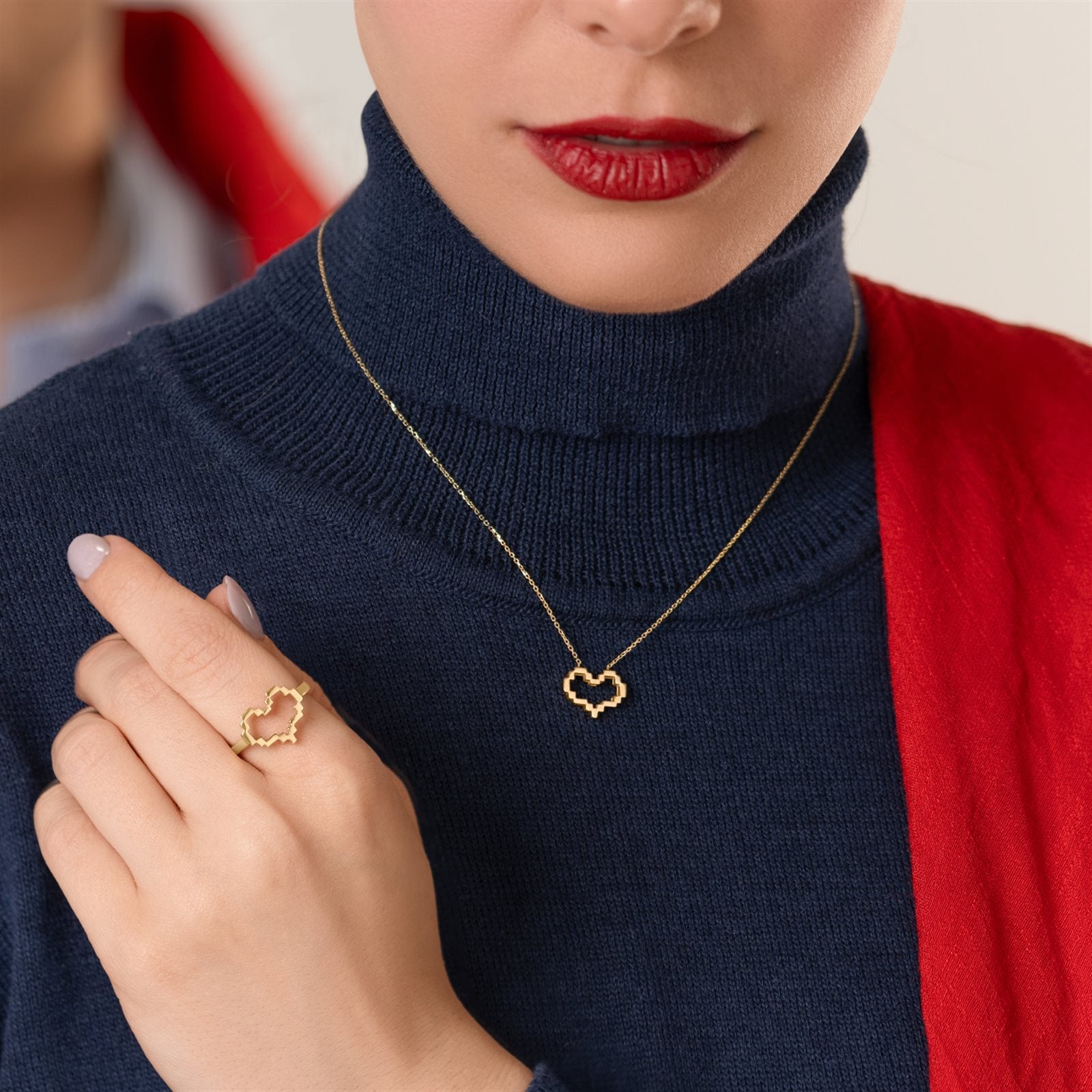 Pixel Love Pendant