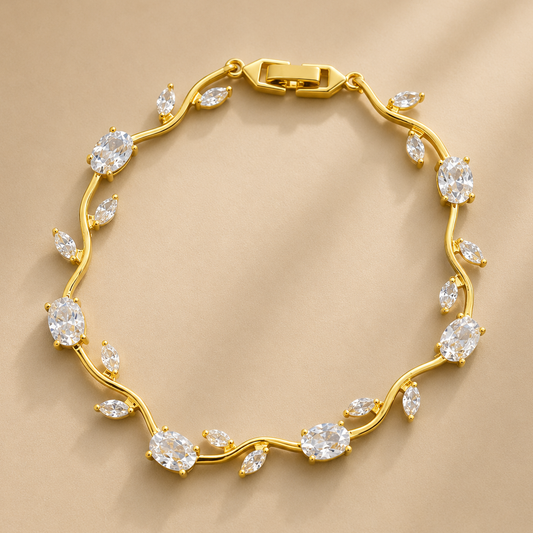 Tulip Bracelet White