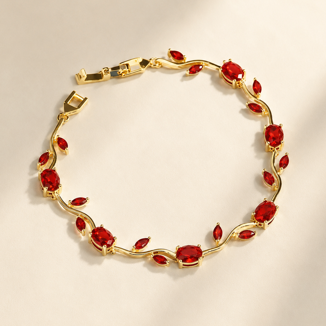 Tulip Bracelet Red